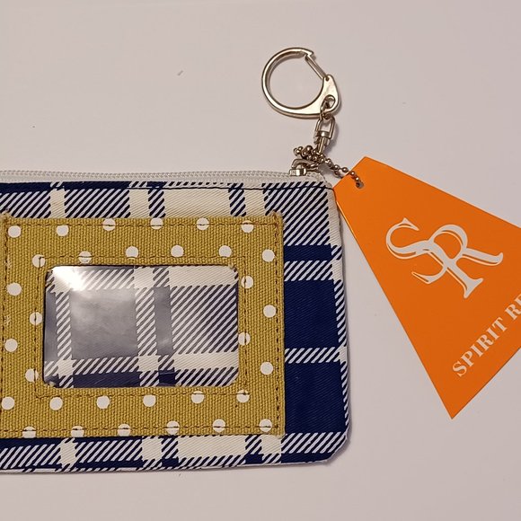 NWT Georgia Tech ID Holder Card Holder Coin Purse Key Ring - Picture 7 of 12
